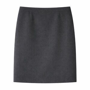 NWT J. CREW Gray Lined Wool Mini Skirt Size 12